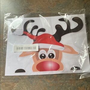 Car Window Decal- Reindeer NWOT